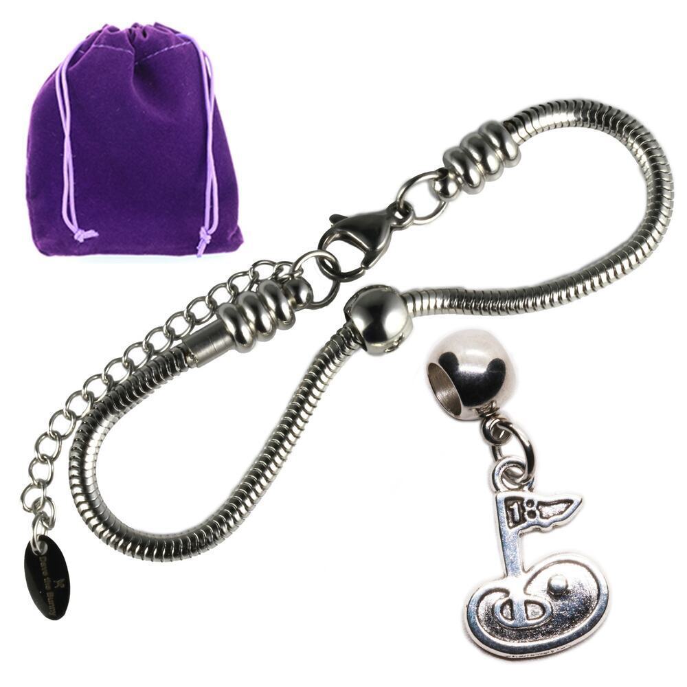 Course Metal Charm with Stainless Steel Connector, Fun Golf Accessories